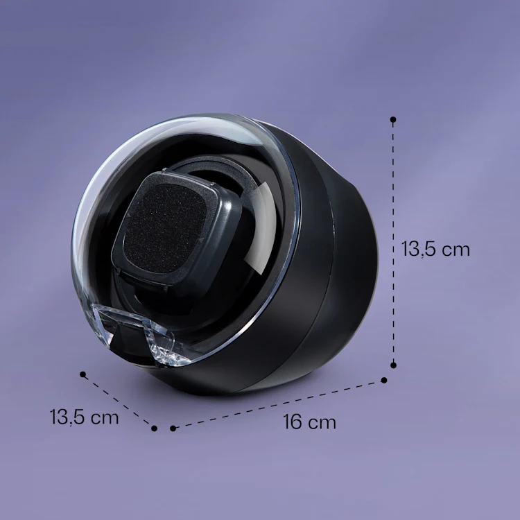 St. Gallen ll Premium Watch Winder 4 Speeds 3 Rotation Modes Black