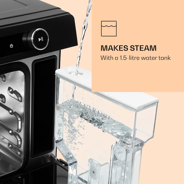 VaporChef, steam oven, 230 °C, 31 l, touch control panel 31 Ltr