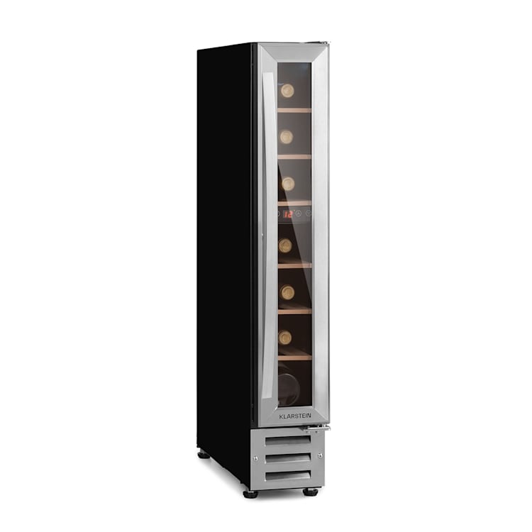 Vinovilla 7, built-in, Uno, vstavaná chladnička na víno, sklo, nerezová oceľ Strieborná