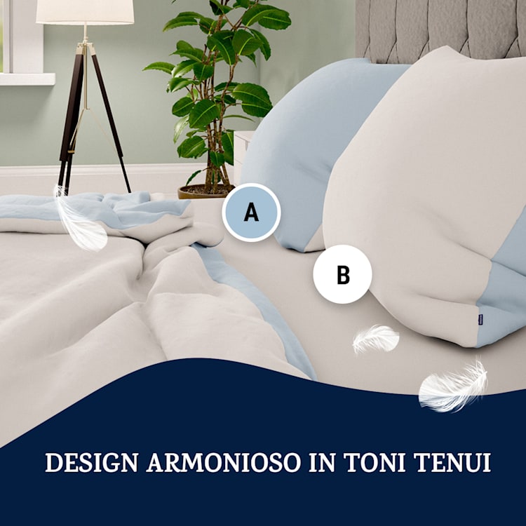 Soft Wonder-Edition, biancheria da letto, 155x200 cm Grigioblu