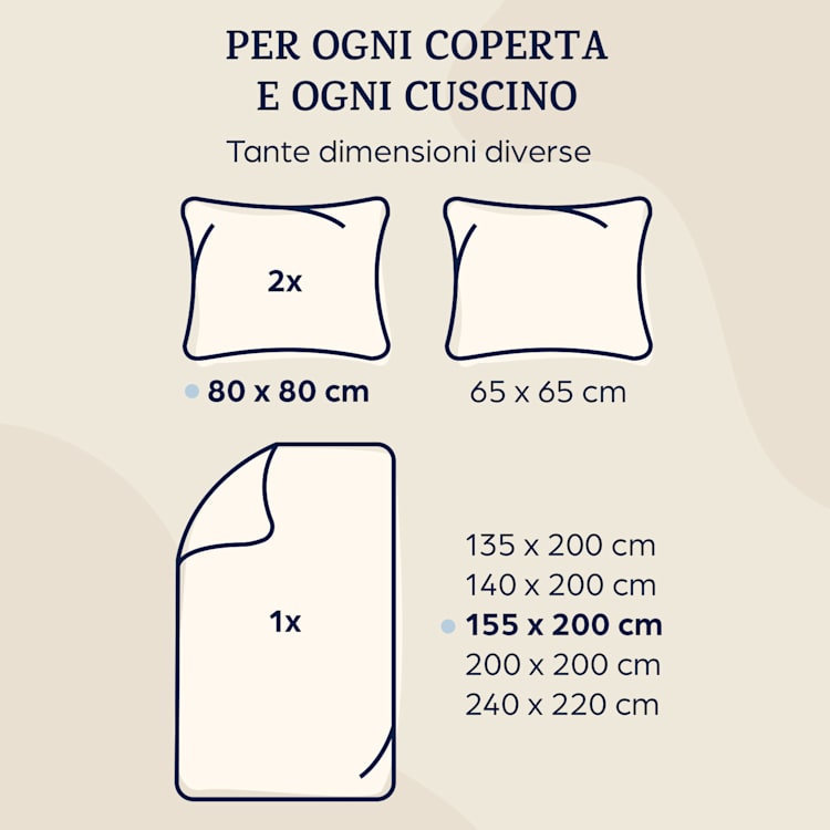 Soft Wonder-Edition, biancheria da letto, 155x200 cm Grigioblu