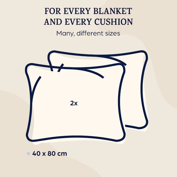 Soft Wonder-Edition kussenslopen set van 2 40x80cm microvezel Donkergrijs