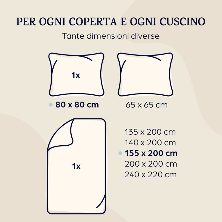 Traumwolle, Biancheria da Letto di Flanella, 155x220 cm Grigio Chiaro