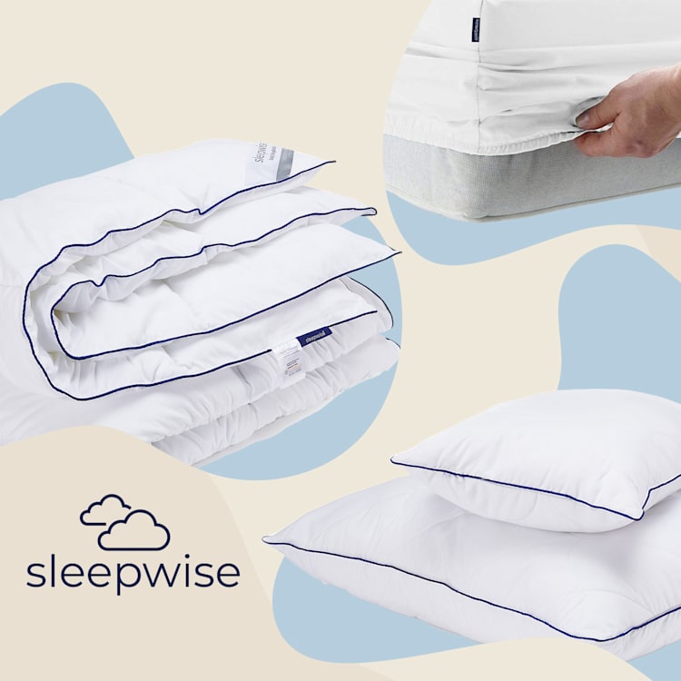 Ropa de cama de felpa Traumwolle 155x200 cm Azul Claro