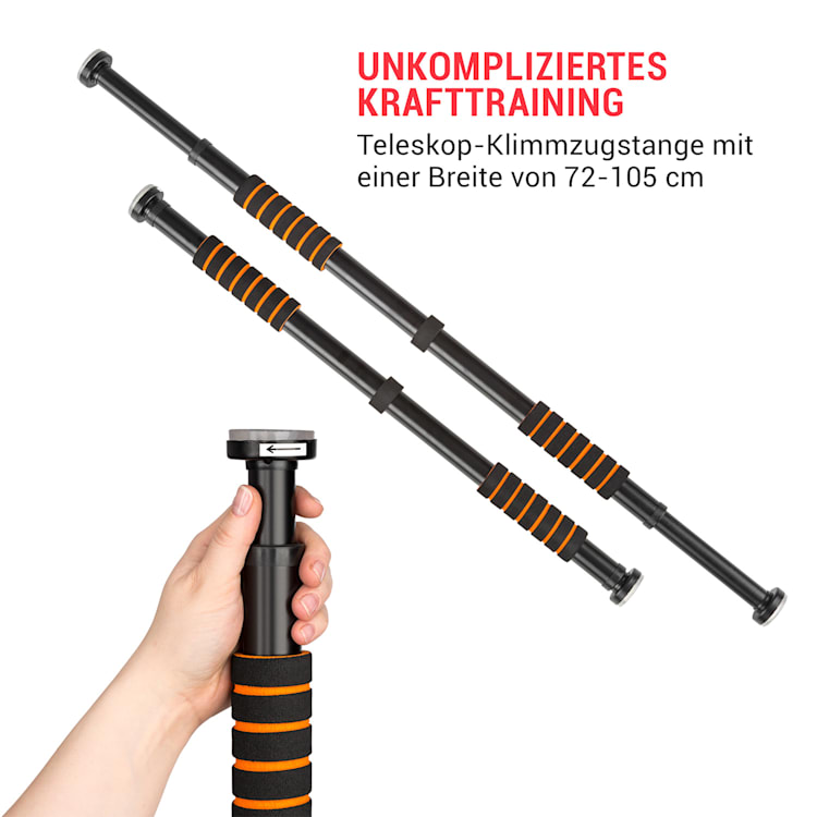 Teleskop-Klimmzugstange 72-105cm bis 100kg