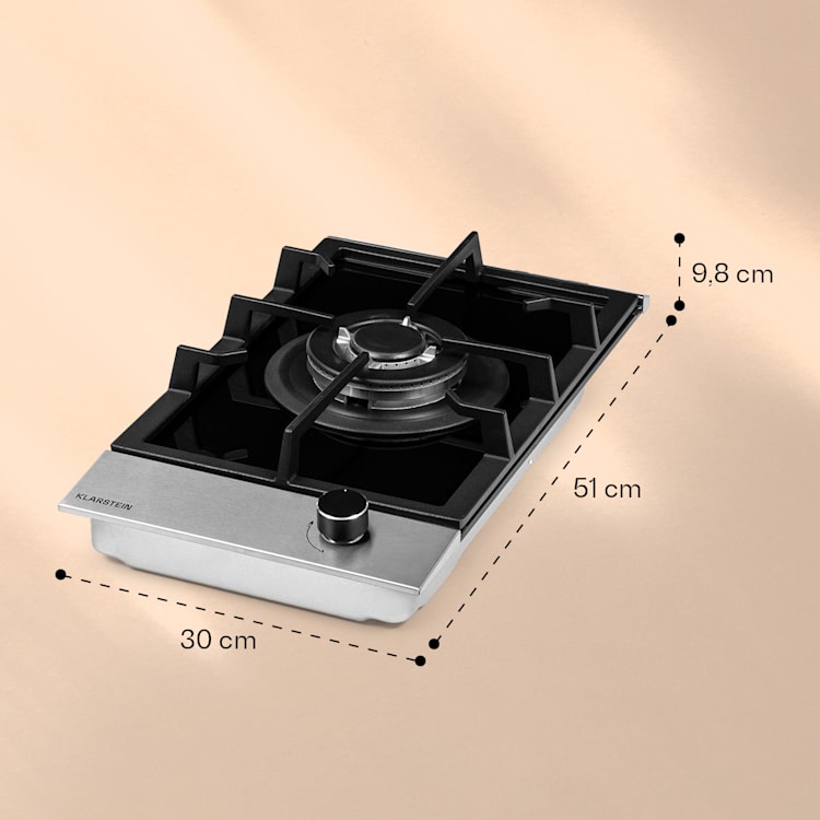 Placa de gas Alchemist 1 quemador Wok vitrocerámica 1