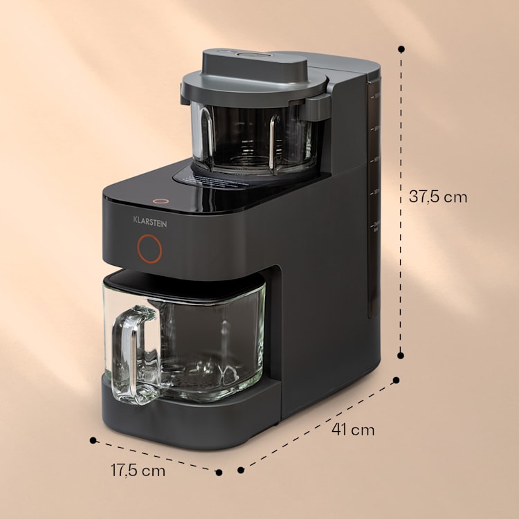 Marcia Nussmilchbereiter 300 - 1200 ml 360° Touch Wassertank