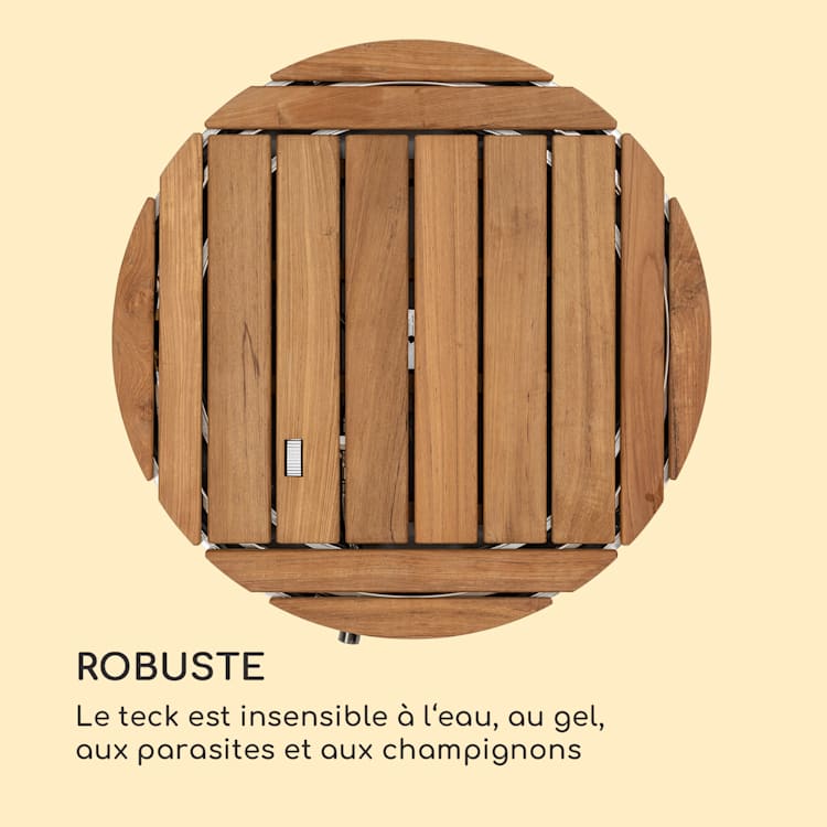 Cool Breeze tuindouche aluminium teakhout draaggreep Rond