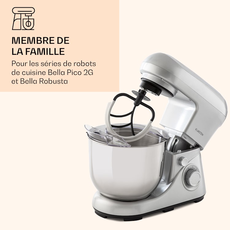 Crochet mélangeur flexible de rechange pour Bella Pico 2G / Bella Robusta en fonte d'aluminium