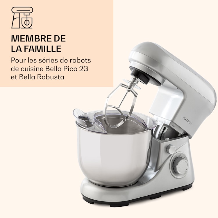 Crochet mélangeur de rechange pour Bella Pico 2G / Bella Robusta en fonte d'aluminium