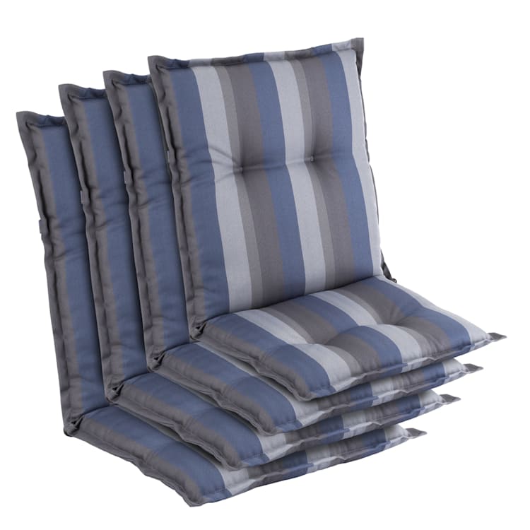 Prato coussin de fauteuil dossier bas Polyester 50x100x8cm