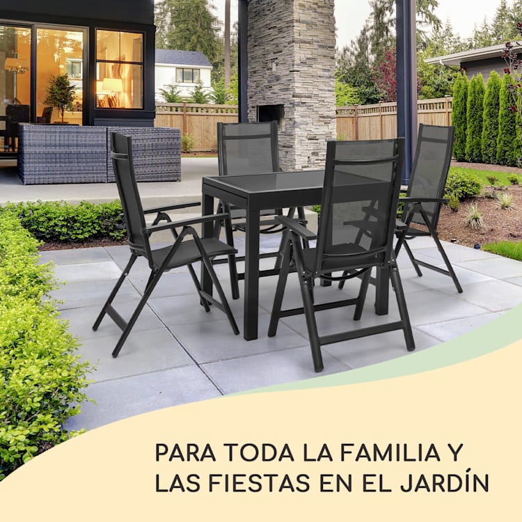 Sylt Cojín acolchado Cojín de exterior para sillas con respaldo alto Almohada Poliéster 50x120x9cm 4 x cojín del asiento | Gris / blanco