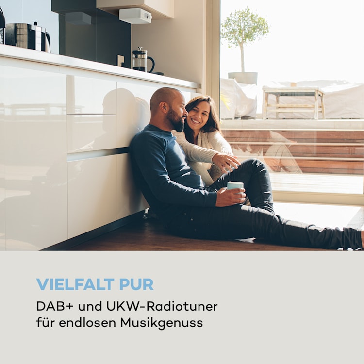 Sound Maître DAB Küchenradio Unterbau DAB+/UKW BT AUX Weiß