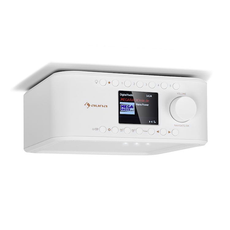 Sound Maître DAB Küchenradio Unterbau DAB+/UKW BT AUX Weiß
