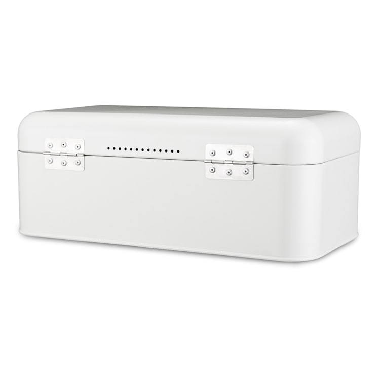 Delaware broodtrommel metaal 42 x 16 x 24,5 cm klapdeksel ventilatiegaten