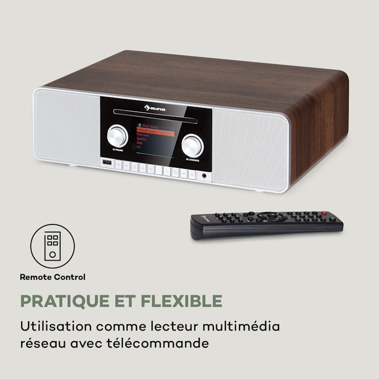 Connect CD MKII Radio Internet Lecteur multimédia BT MP3 DAB+ Spotify Connect Radio