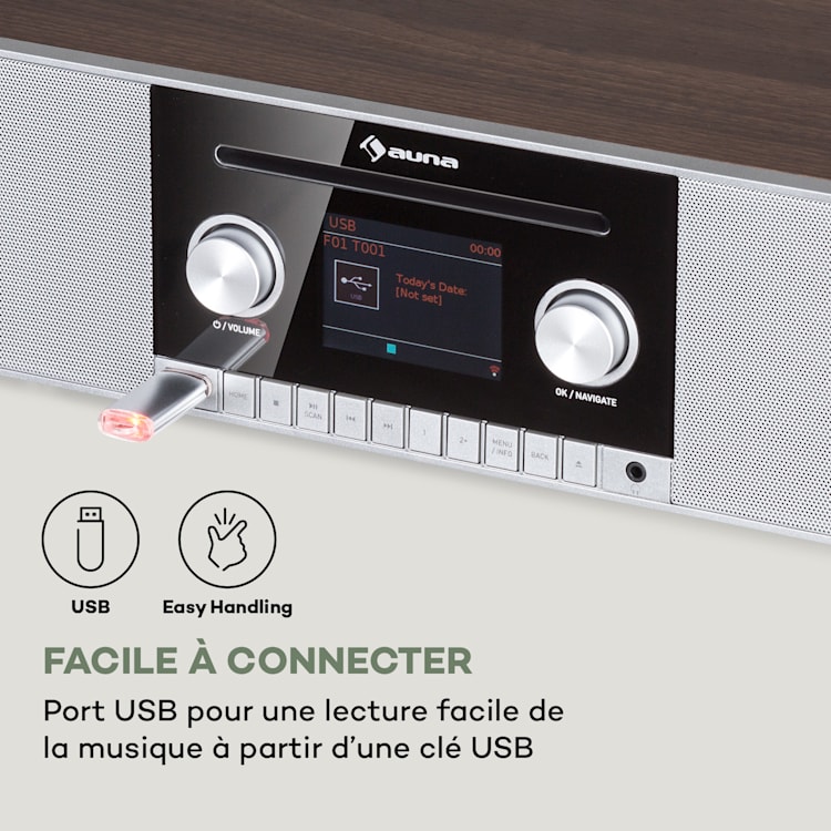 Connect CD MKII Radio Internet Lecteur multimédia BT MP3 DAB+ Spotify Connect Radio