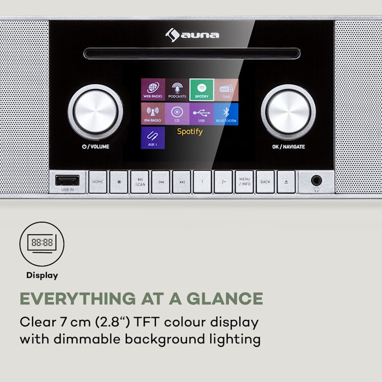 Connect CD MKII Internet Radio Media Player BT MP3 DAB+ Spotify Connect