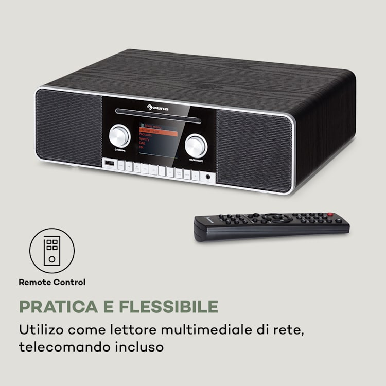 Connect CD MKII Internet Radio Media Player BT MP3 DAB+ Spotify Connect Nero