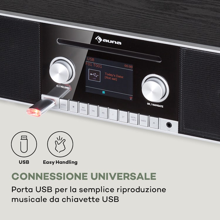 Connect CD MKII Internet Radio Media Player BT MP3 DAB+ Spotify Connect Nero