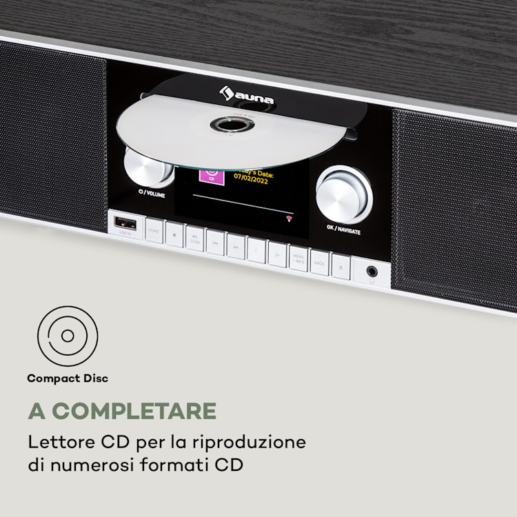 Connect CD MKII Internet Radio Media Player BT MP3 DAB+ Spotify Connect Nero