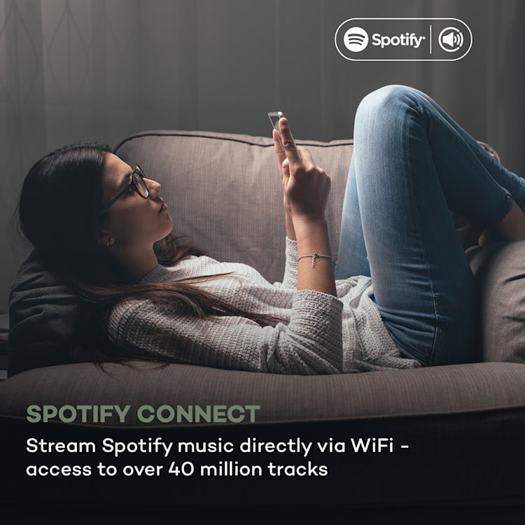 Connect CD MKII, radio internetowe, Media Player, BT, MP3, DAB+, Spotify Connect Czarny