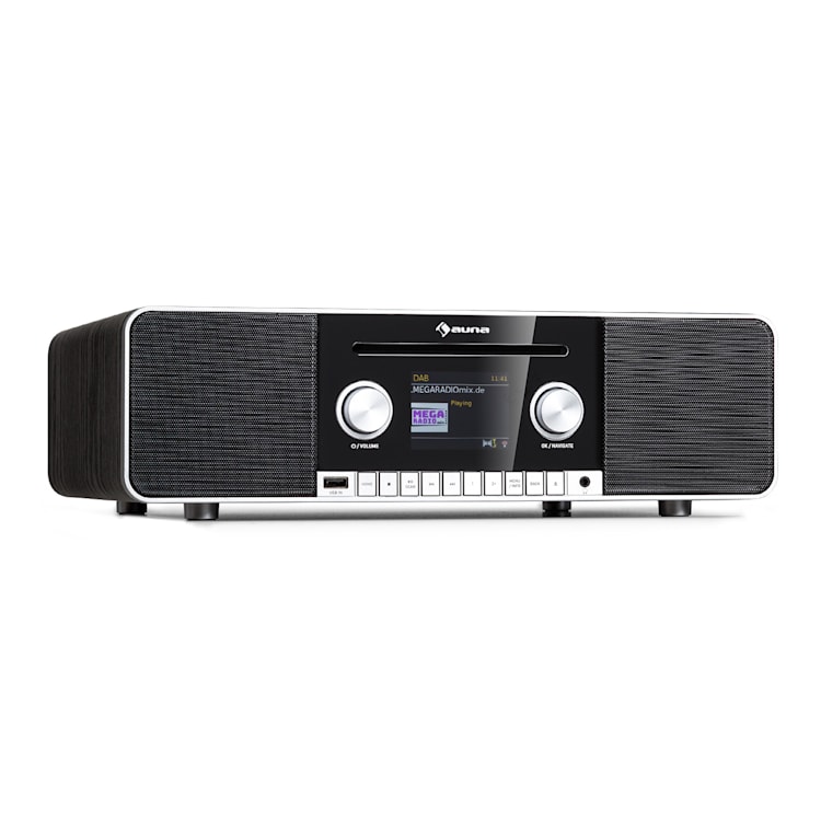 Connect CD MKII radio por Internet Mediaplayer BT MP3 DAB+ Spotify Connect Radio Negro