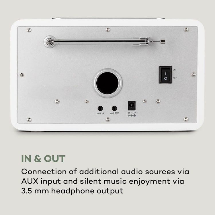 Connect 150 MKII, 2.1 Internetové rádio, DAB/DAB+/FM, Spotify, BT, 2,8" TFT displej Biela