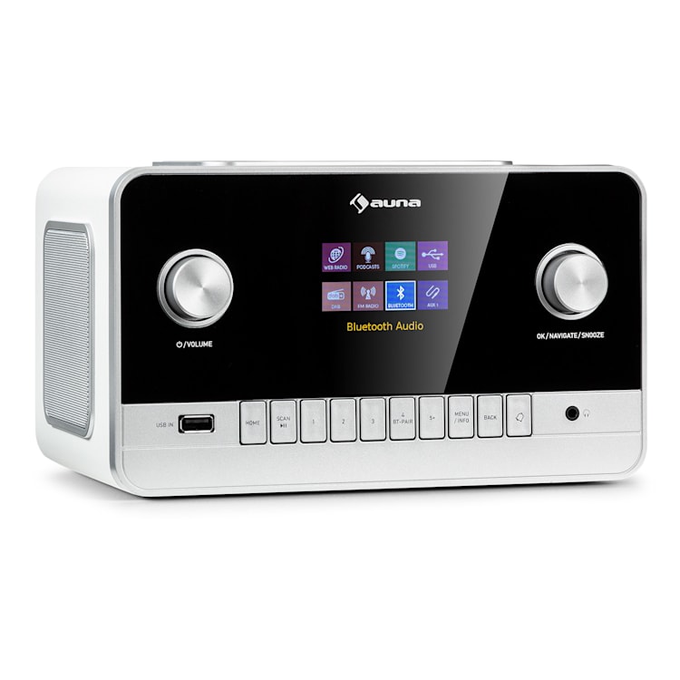 Connect 150 MKII, 2.1 Internetové rádio, DAB/DAB+/FM, Spotify, BT, 2,8" TFT displej Biela