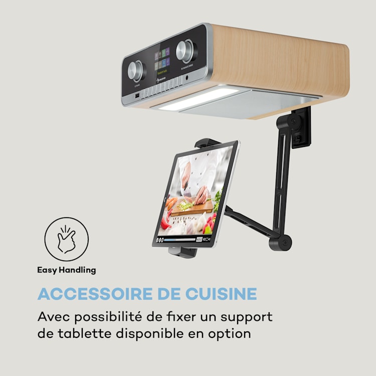 Connect Soundchef MKII onderbouwradio keuken internetradio DAB+ FM 2x3" boxen hout