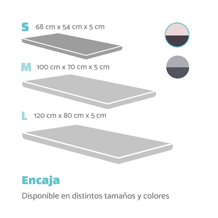 Finn Cama para perros Colchón para perros | Lavable | Antideslizante | Transpirable | Poliéster/Lana | Tamaño S (68 x 5 x 54 cm) S | Beige