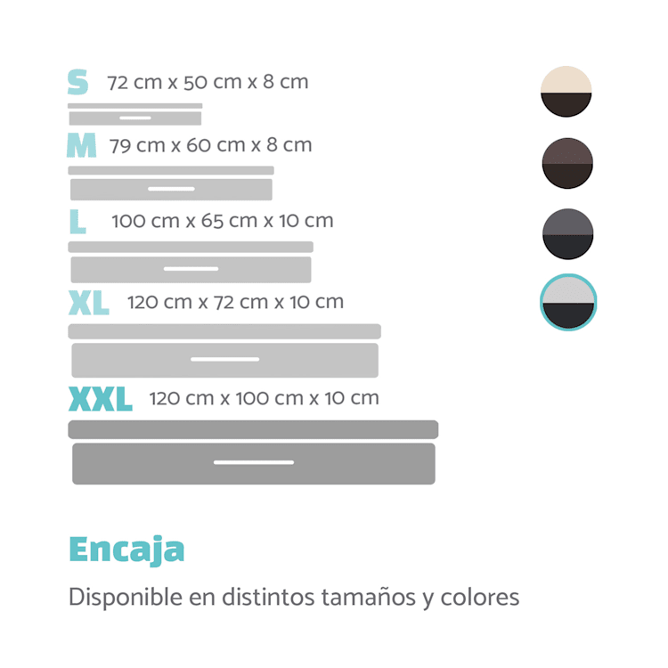 Balu Cama para perros Cojín para perros | Lavable | Ortopédica | Antideslizante | Espuma viscoelástica transpirable | Tamaño XXL (120 x 10 x 100 cm) XXL | Gris