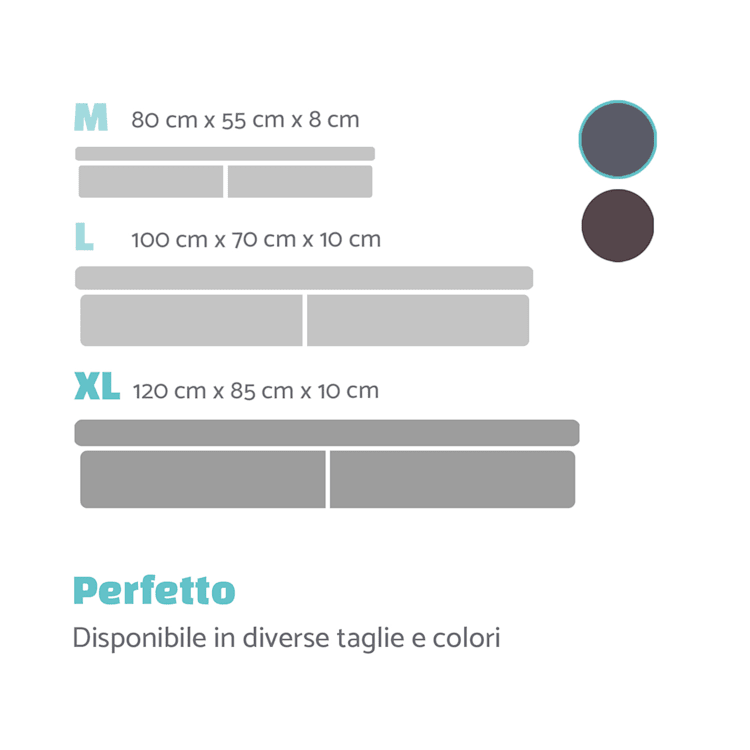 Lettino per Cani, Materassino per Cani | Lavabile | Ortopedico | Antiscivolo | Traspirante | Memory Foam Pieghevole | Taglia XL (120x10x85 cm) XL | Grigio Scuro