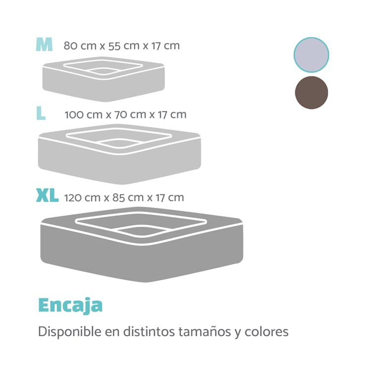 Bruno Cama para perros Cesta para perros | Lavable | Ortopédica | Antideslizante | Transpirable | Espuma viscoelástica | Tamaño XL (120 x 17 x 85 cm) XL | Gris