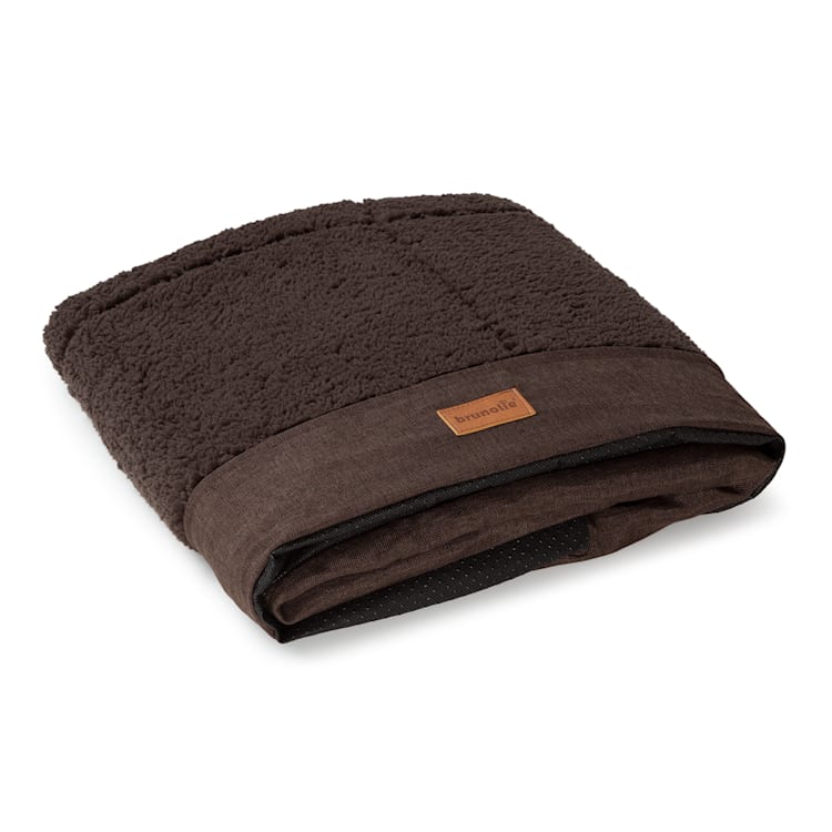 Odin Funda de recambio para la cama para perros | Lavable | Antideslizante | Transpirable | Tamaño L (120 x 12 x 80 cm) L | Marrón Oscuro