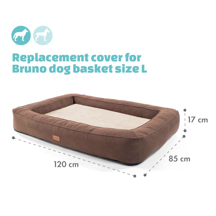 Bruno hondenbed reservehoes | wasbaar | anti-slip | ademend | maat XL (120 x 17 x 85 cm)