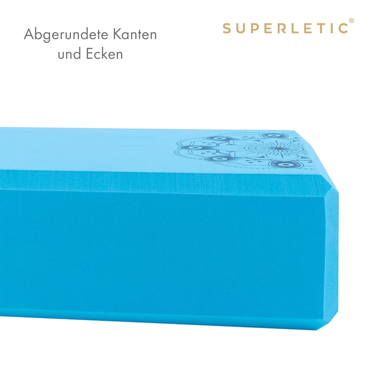 Bindo Essential, Blocco per yoga, 2 pz., 22,5 x 7,5 x 14,5 cm