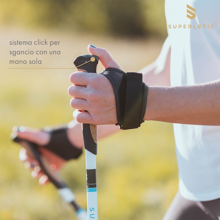 Muxia FX Essential, bastoncini da nordic walking, 10 % carbonio, 115 cm, impugnature di sughero