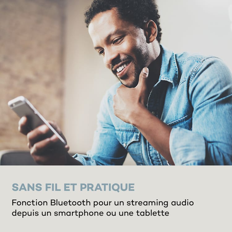 Splash Radio de douche BT DAB+/FM IPX4 Port USB Prise casque Batterie USB-C
