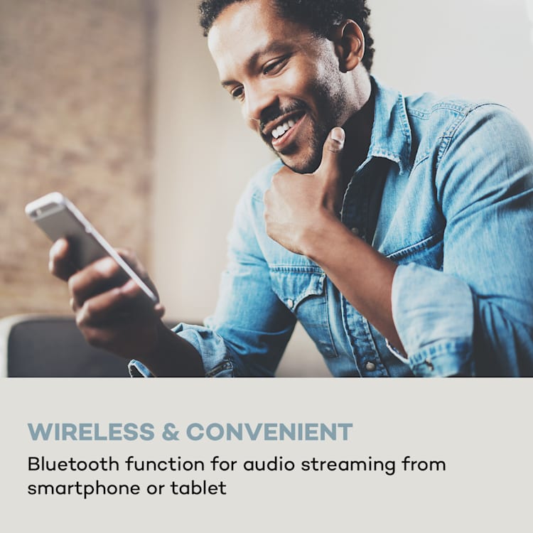 Splash - Radio da doccia, BT, DAB+/FM, IPX4, porta USB, jack per cuffie, batteria, USB-C