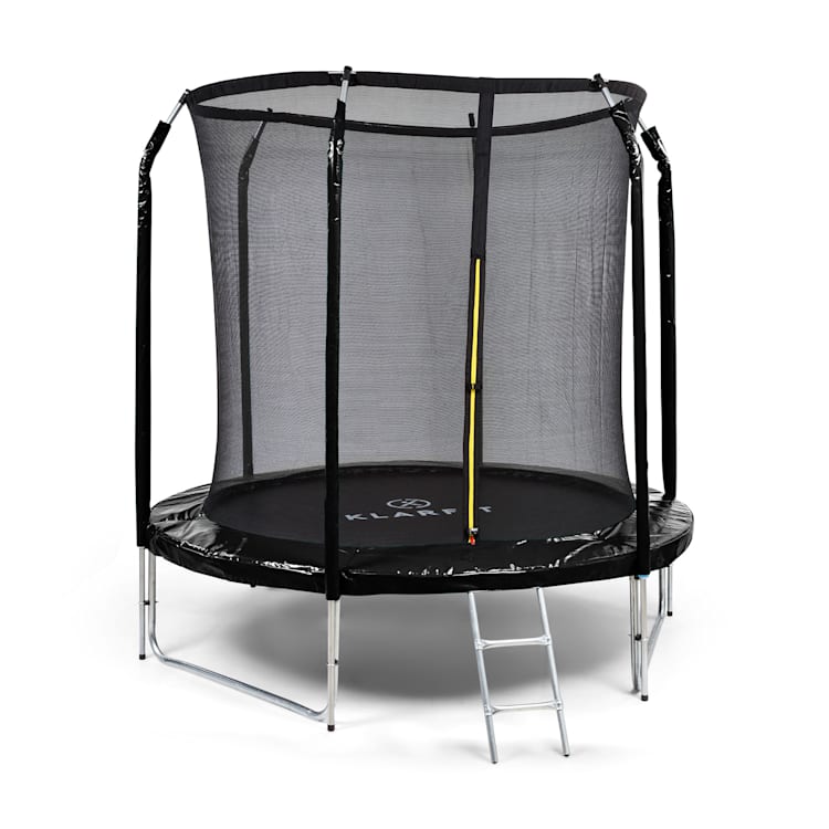 Jumpstarter, trampolína, 2,5 m Ø, sieť 120 kg max., 195 cm Ø skákacia plocha Čierna