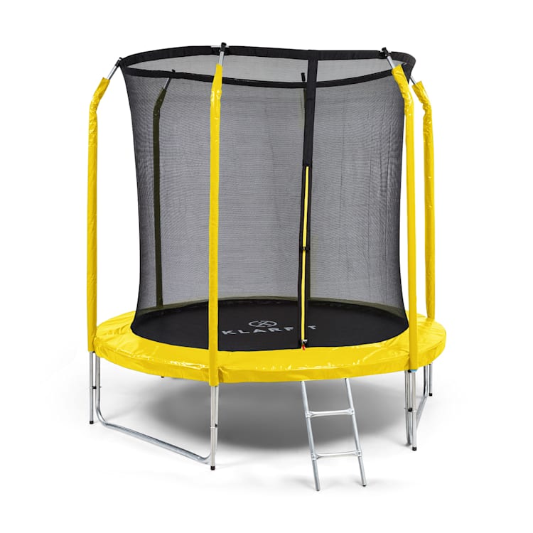 Jumpstarter, trampolína, 2,5 m Ø, sieť 120 kg max., 195 cm Ø skákacia plocha Žltá