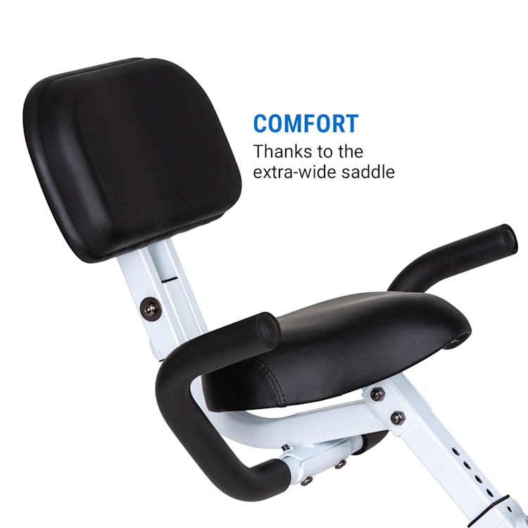 Bicicleta ergométrica Azura 2 bicicleta de exercícios 3 kg massa volante 8 níveis de resistência dobrável