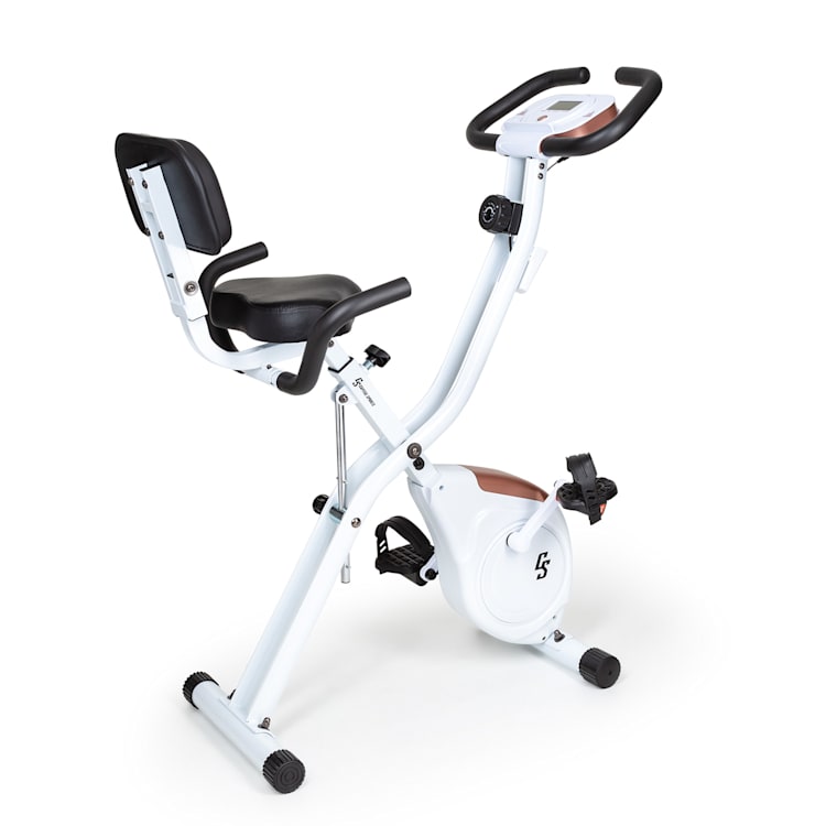 Bicicleta ergométrica Azura 2 bicicleta de exercícios 3 kg massa volante 8 níveis de resistência dobrável