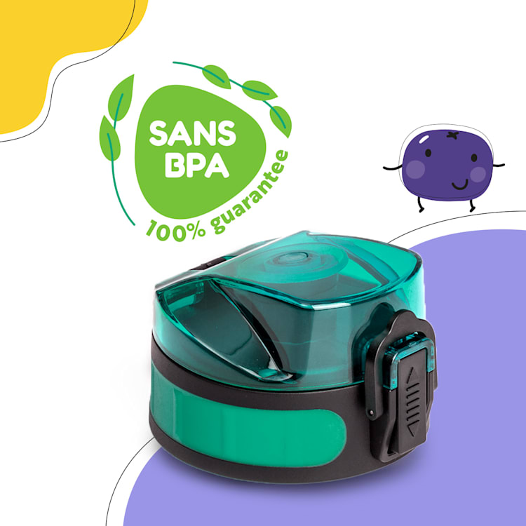 schmatzfatz reservedeksel hoogte: 4,5 diameter: 7 cm BPA-vrij Donkergroen