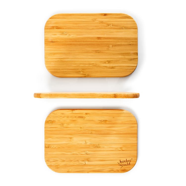 Juego de 3 tablas de bambú 22 x 1,15 x 15 cm (AnchoxAltoxLargo) Fácil de limpiar