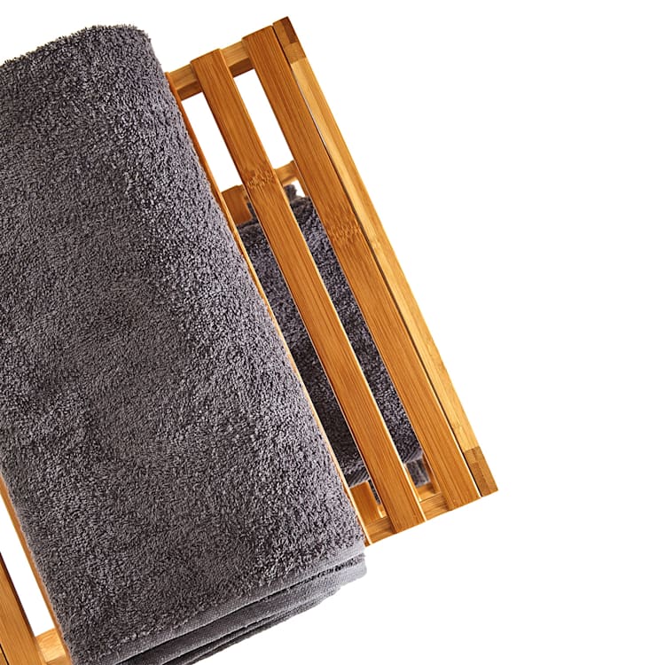 Etagère multifunctioneel rek 5 etages 34x140x33cm (BxHxD) combineerbaar bamboe 5 verdiepingen