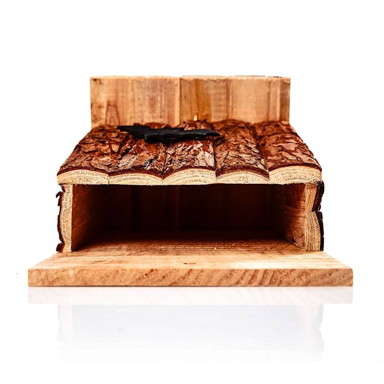 Nichoir pour chauve-souris habitable toute l'année aide à l'hivernage en bois de sapin