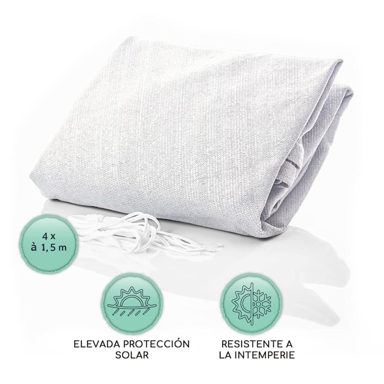 Toldo rectangular 2x3 m Poliéster Transpirable 2 x 3 m | Blanco