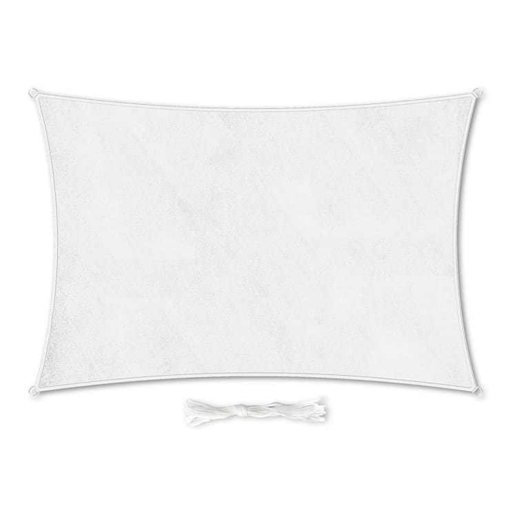 Toldo rectangular 2x3 m Poliéster Transpirable 2 x 3 m | Blanco